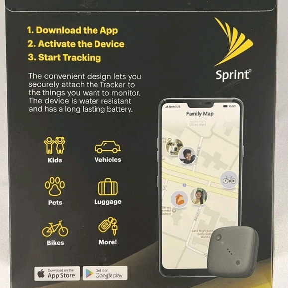 Sprint Tracker Brand New. APPLE/ANDROID Compatible - Picture 2 of 4